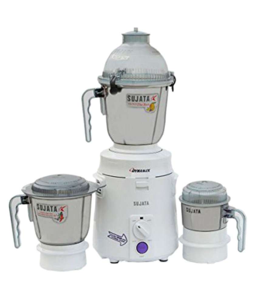 Sujata Dynamix 900-Watt DX Mixer Grinder with 3 Jars