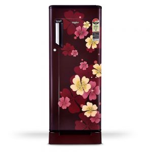 Whirlpool 215 L 4 Star ( 2019 ) Inverter Direct-Cool Single-Door Refrigerator (230 IMFR ROY 4S INV WINE IRIS-E, Wine)