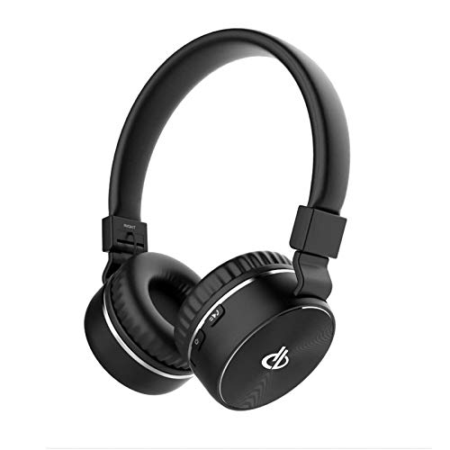 Digibuff MD750 Premium Bluetooth Wireless Headphones Extra bass Lightweight Design, Immersive Audio, Easy Access Control Over The Ear Headset with Mic (Black)